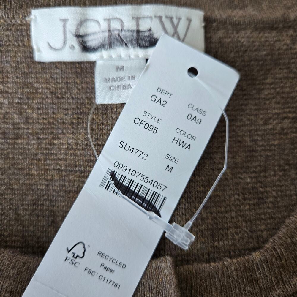 J. Crew Brown Cardigan with Gold Buttons - Picture 4 of 6